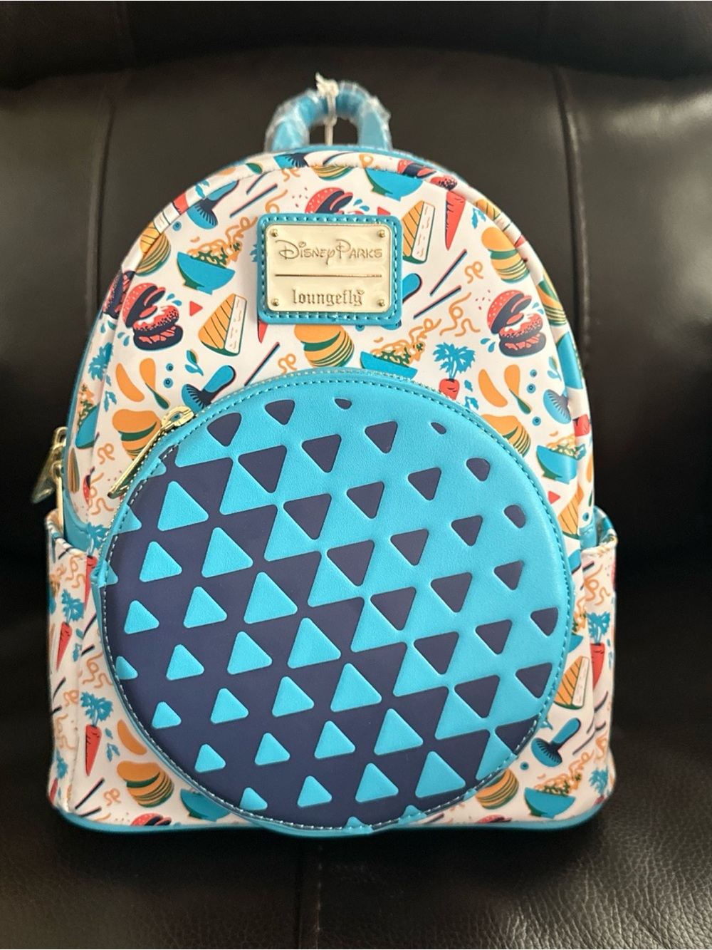 Disney Epcot International Food & Wine Festival 2023 Loungefly Mini Backpack